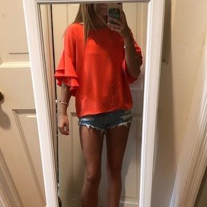 vestique orange blouse
